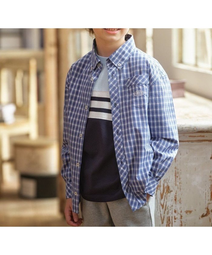 【ジェイ プレス/J.PRESS / KIDS】の【110-130cm】オックス チェックシャツ インテリア・キッズ・メンズ・レディースファッション・服の通販 founy(ファニー) https://founy.com/ ファッション Fashion キッズファッション Fashion for Kids トップス・カットソー Cut & Sew Tops オックス Oxford Fabric カットソー Cut and Sewn Top ジャケット Jacket, Outerwear スポーツ Sports, Activewear スマホ Smartphone, Mobile Device チェック Check, Plaid, Tartan トレンド Trend, Trending Now トレーナー Sweatshirt, Trainer 定番 Standard, Basic Item 人気 Popular, Best Seller 長袖 Long Sleeve, Full Sleeve パーカー Hoodie, Parka フォーマル Formal, Dressy ベスト Vest, Waistcoat ポケット Pocket, Pocket Detail ワンポイント One Point, Statement Accent A/W・秋冬 Autumn/Winter 冬 Winter / This Winter エレガント 上品 Elegant 2025年 2025 2025-2026秋冬・A/W Autumn/Winter 2025–26 AW25–26 |ID: prp329100004678012 ipo3291000000033796516