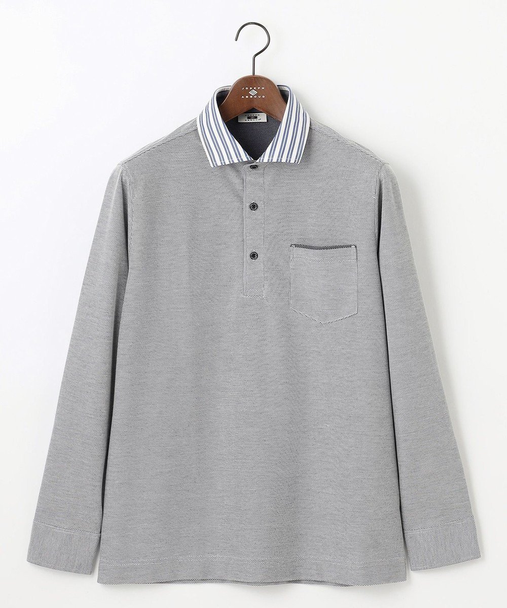 【ジョセフ アブード/JOSEPH ABBOUD / MEN】の【サスティナブル】オーガニックコットンダディ ポロ インテリア・キッズ・メンズ・レディースファッション・服の通販 founy(ファニー) 　ファッション　Fashion　メンズファッション　Fashion for Men　トップス・カットソー　Cut & Sew Tops　メンズシャツ　Shirts　ポロシャツ / きれいめカジュアルスタイル　Polo Shirts　インド　Indian Textile　インナー　Innerwear　カフス　Cuff Design　鹿の子　Piqué, Kanoko Fabric　シンプル　Simple, Minimal　ジャケット　Jacket, Outerwear　ポロシャツ　Polo Shirt, Collared Tee　リラックス　Relax, Relaxed Fit　A/W・秋冬　Autumn/Winter　エレガント 上品　Elegant　ギフト プレゼント　Gift / Present　グレー系|ID: prp329100004678033 ipo3291000000033796595
