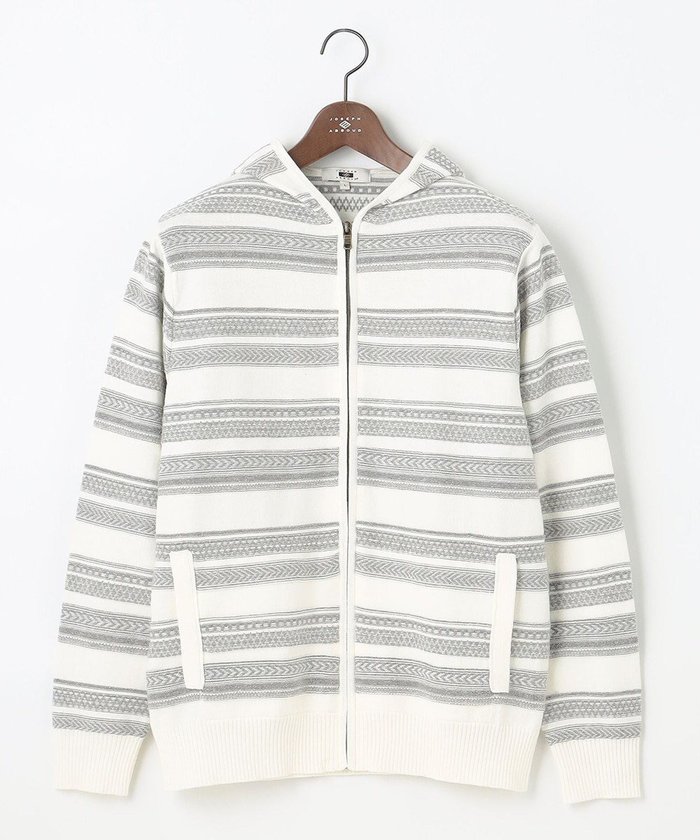 【ジョセフ アブード/JOSEPH ABBOUD / MEN】の【柔らかな肌触り】洗える!コットンブークレーニットパーカー インテリア・キッズ・メンズ・レディースファッション・服の通販 founy(ファニー) https://founy.com/ ファッション Fashion メンズファッション Fashion for Men トップス・カットソー Cut & Sew Tops ニット・セーター / 定番トップス Knit Tops & Sweaters パーカー・フーディー / カジュアルコーデ Hoodies & Parkas おすすめ Recommended / Our Picks アクリル Acrylic Material ジャカード／ジャガード Jacquard, Woven Pattern テクスチャー Texture, Textured Fabric パーカー Hoodie, Parka ブルゾン Blouson, Bomber Jacket 夏 Summer 春 Spring S/S・春夏 SS, Spring/Summer, Warm Season 洗える Machine Washable 羽織 Haori, Light Jacket |ID: prp329100004678057 ipo3291000000033796739