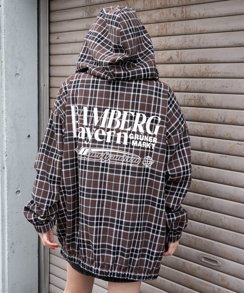 【ウィゴー/WEGO】の【ユニセックス着用ITEM/MLサイズ展開】チェックグラフィックZIPパーカー(LS) 人気、トレンドファッション・服の通販 founy(ファニー) 　ファッション　Fashion　レディースファッション　Fashion for Women　トップス・カットソー　Cut & Sew Tops　シャツ・ブラウス・オフィスカジュアル　Elegant Blouses & Button-Ups　レディースパーカー・カジュアルフーディー　Casual Hoodies & Sweatshirts　グラフィック　Graphic, Graphic Design　スマホ　Smartphone, Mobile Device　ダブル　Double, Double-Breasted　チェック　Check, Plaid, Tartan　トレンド　Trend, Trending Now　長袖　Long Sleeve, Full Sleeve　パーカー　Hoodie, Parka　プリント　Print, Printed Pattern　メンズ　Men's, Menswear　ワイド　Wide, Wide Fit　A/W・秋冬　Autumn/Winter　新作・新入荷　New Arrivals / New In　おすすめ　Recommended / Our Picks　 other-1|ID: prp329100004678082 ipo3291000000033796899