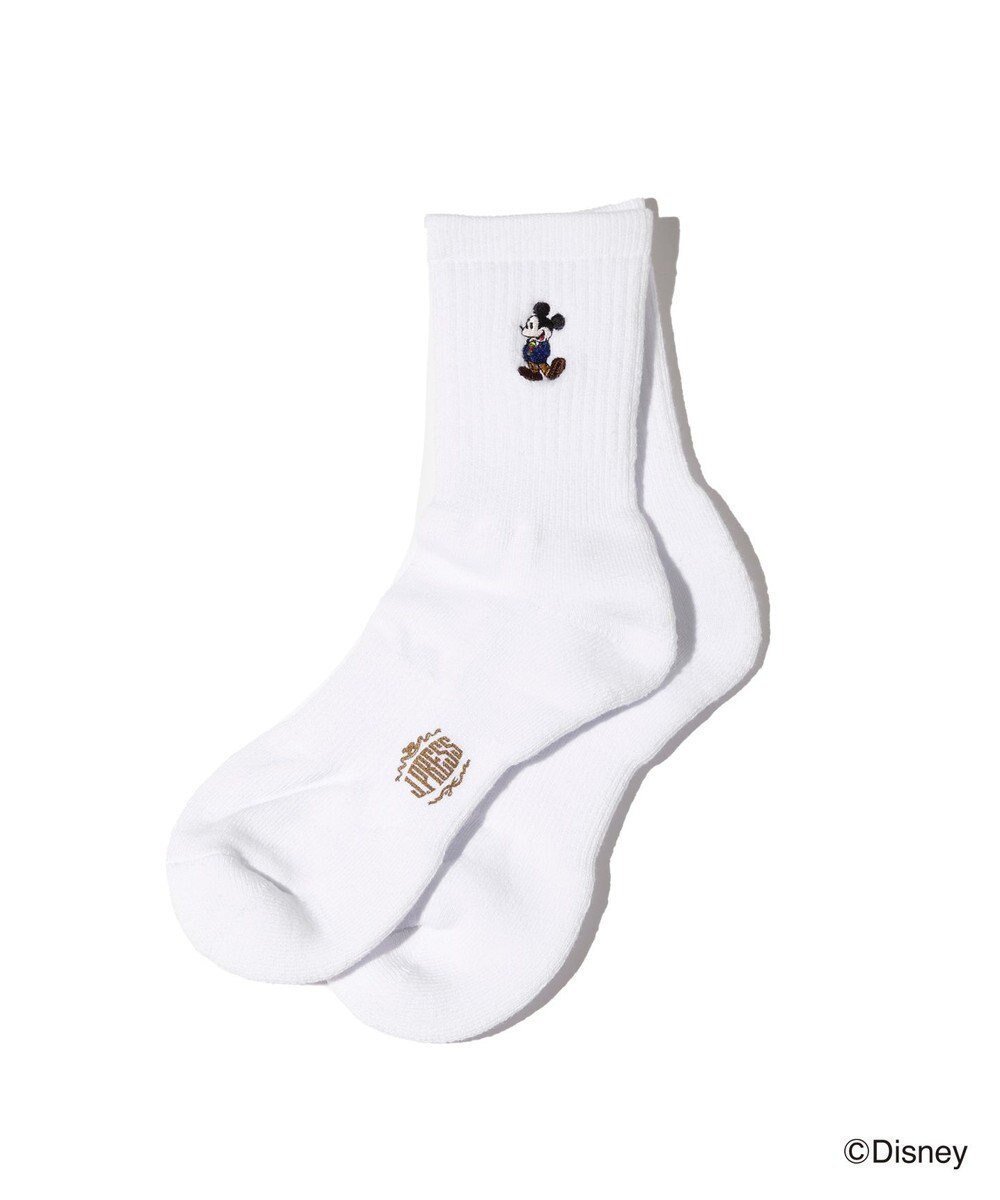 【ジェイ プレス/J.PRESS / MEN】の【DISNEY COLLECTION】ワンポイント ソックス / ミッキーマウス インテリア・キッズ・メンズ・レディースファッション・服の通販 founy(ファニー) 　ファッション　Fashion　メンズファッション　Fashion for Men　シューズ・靴　Shoes　コレクション　Collection, Seasonal Line　スニーカー　Sneakers, Trainers　ソックス　Socks, Hosiery　人気　Popular, Best Seller　ミドル　Middle Length, Mid Height　ワンポイント　One Point, Statement Accent　ホワイト系|ID: prp329100004678097 ipo3291000000033796970