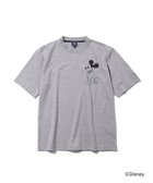 【ジェイ プレス/J.PRESS / MEN】の【DISNEY COLLECTION】【UNISEX】ワンポイント Tシャツ / ミッキ-マウス ライトグレー系|ID: prp329100004678106 ipo3291000000033797021
