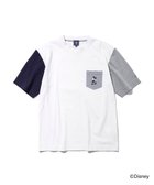 【ジェイ プレス/J.PRESS / MEN】の【DISNEY COLLECTION】【UNISEX】クレイジーパターンワンポイント Tシャツ / ミッキーマウス ホワイト系|ID: prp329100004678108 ipo3291000000033797031