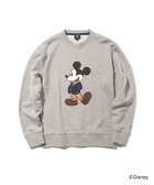 【ジェイ プレス/J.PRESS / MEN】の【DISNEY COLLECTION】【UNISEX】イラスト スウェットシャツ / ミッキーマウス ライトグレー系|ID: prp329100004678111 ipo3291000000033797041