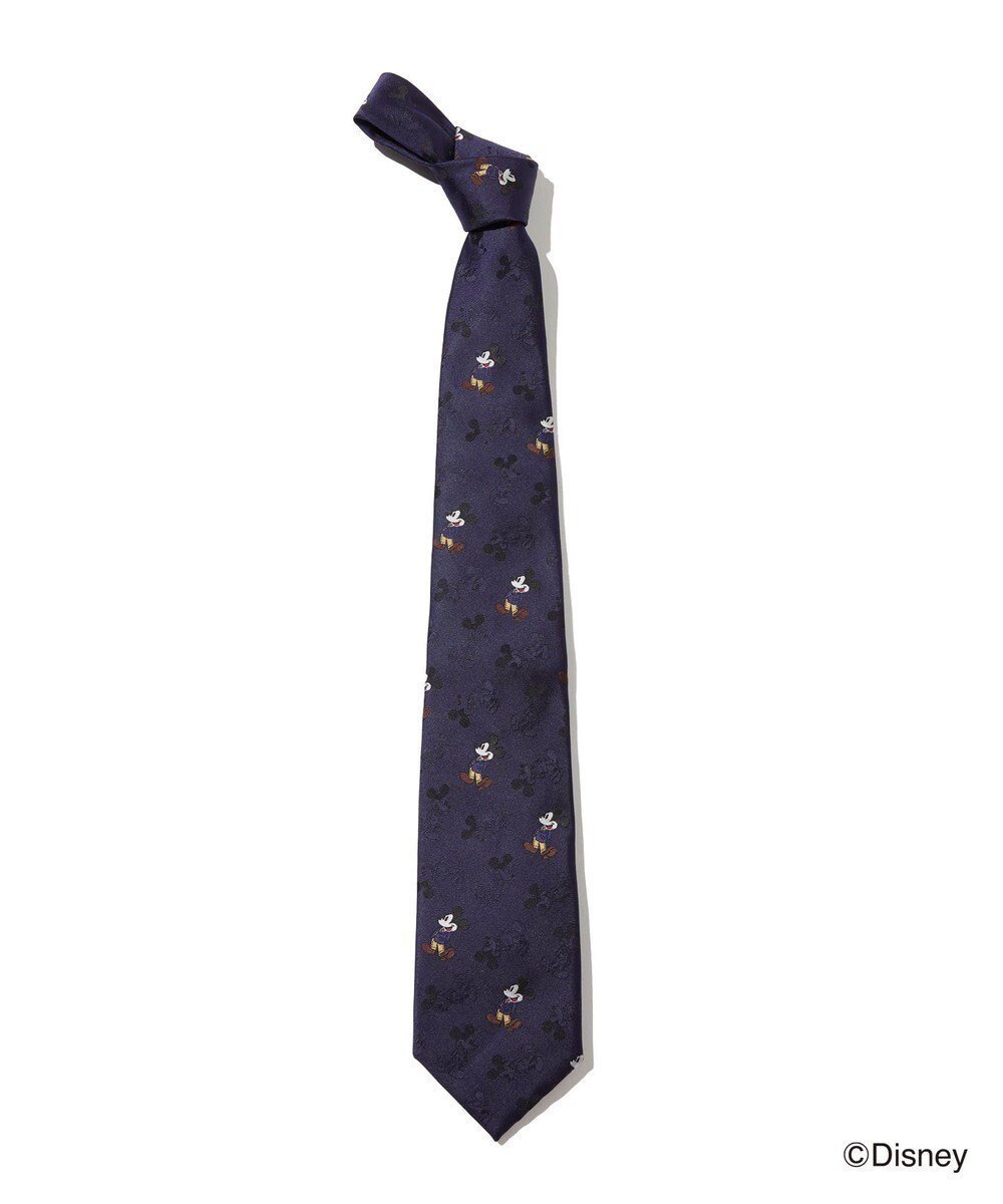 【ジェイ プレス/J.PRESS / MEN】の【DISNEY COLLECTION】シルクレップジャガード ネクタイ / ミッキーマウス インテリア・キッズ・メンズ・レディースファッション・服の通販 founy(ファニー) 　ファッション　Fashion　メンズファッション　Fashion for Men　コレクション　Collection, Seasonal Line　スーツ　Suit, Formalwear　人気　Popular, Best Seller　ランダム　Random, Irregular　ネイビー系|ID: prp329100004678113 ipo3291000000033797053