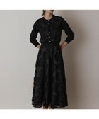 【グレース コンチネンタル/GRACE CONTINENTAL】のローズ刺繍ニットカーディガン ブラック|ID: prp329100004678143 ipo3291000000033797213