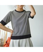 【組曲/KUMIKYOKU】の【WEB限定】セーターマシーン 半袖ニットTシャツ ネイビー系1|ID: prp329100004678164 ipo3291000000033797348