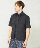 【ジョセフ アブード マウンテン/JOSEPH ABBOUD MOUNTAIN】の【UNISEX】軽量/撥水 ZIP UPシャツ ネイビー系|ID: prp329100004678185 ipo3291000000033797442