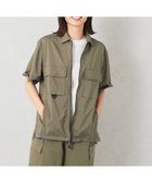 【ジョセフ アブード マウンテン/JOSEPH ABBOUD MOUNTAIN】の【UNISEX】軽量/撥水 ZIP UPシャツ カーキ系|ID: prp329100004678185 ipo3291000000033797447