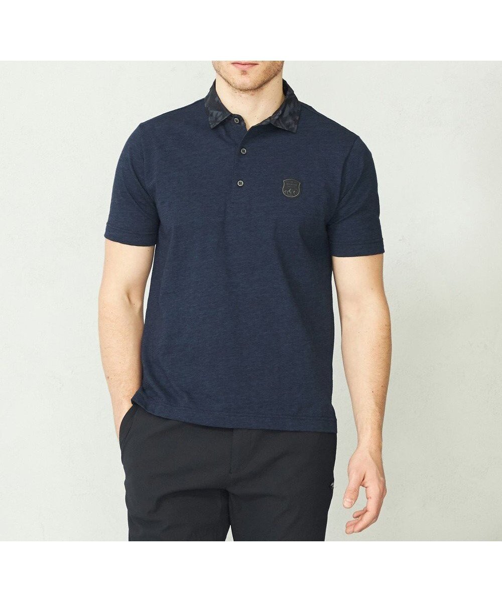 【ジョセフ アブード マウンテン/JOSEPH ABBOUD MOUNTAIN】の【UNISEX】サスティナブル アウトドアポロ インテリア・キッズ・メンズ・レディースファッション・服の通販 founy(ファニー) 　ファッション　Fashion　レディースファッション　Fashion for Women　トップス・カットソー　Cut & Sew Tops　シャツ・ブラウス・オフィスカジュアル　Elegant Blouses & Button-Ups　ポロシャツ・きれいめカジュアル　Smart-Casual Polo Tops　ユニセックス　Unisex, Genderless　アウトドア　Outdoor Clothing　ネイティブ　Native, Ethnic Style　ビンテージ　Vintage, Retro Style　プリント　Print, Printed Pattern　ポロシャツ　Polo Shirt, Collared Tee　モチーフ　Motif, Design Theme　ヴィンテージ　Vintage Style　夏　Summer　春　Spring　S/S・春夏　SS, Spring/Summer, Warm Season　ネイビー系|ID: prp329100004678193 ipo3291000000033797498