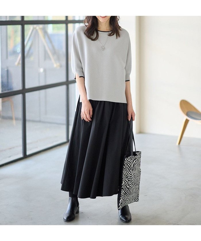 【エニー/ANY】の【2SET】バイカラーニット×布帛スカートセット インテリア・キッズ・メンズ・レディースファッション・服の通販 founy(ファニー) https://founy.com/ ファッション Fashion レディースファッション Fashion for Women セットアップ Matching Sets スカート・ミニ/ミディ/マキシ Skirts / Mini, Midi & Maxi Skirts シンプル Simple, Minimal ストレッチ Stretch, Stretchy Fabric スニーカー Sneakers, Trainers スマホ Smartphone, Mobile Device スリット Slit, Slit Detail セットアップ Set-Up, Coordinated Outfit A/W・秋冬 Autumn/Winter 再入荷 Restock / Back in Stock 新作・新入荷 New Arrivals / New In |ID: prp329100004678220 ipo3291000000033797638