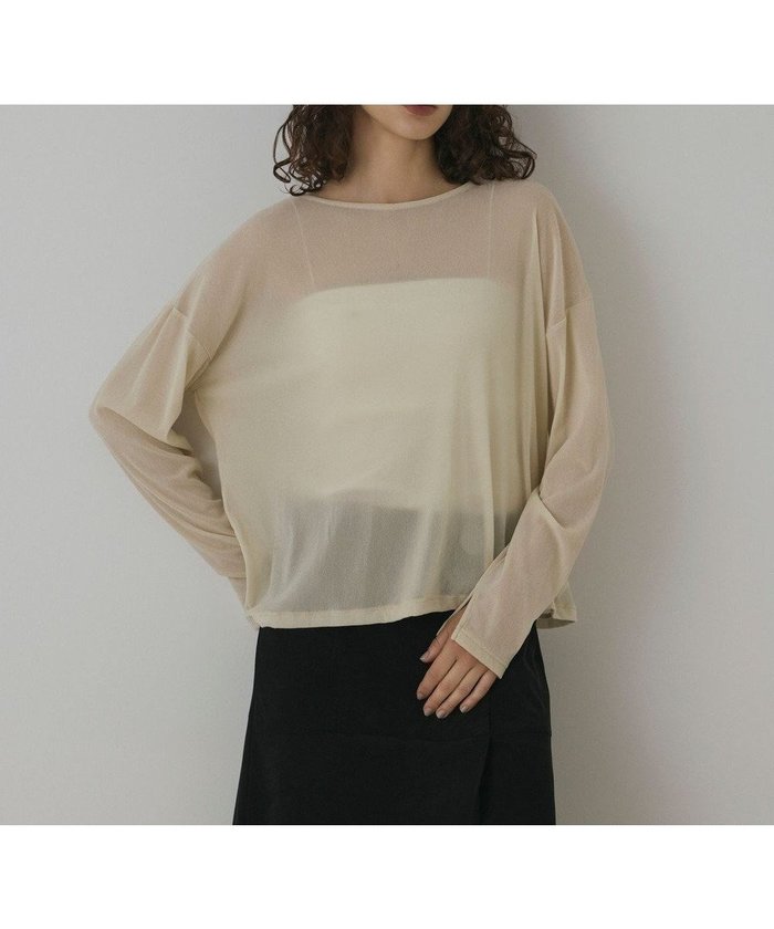 【グレース コンチネンタル/GRACE CONTINENTAL】のフロッキ-オ-バ-カットトップ インテリア・キッズ・メンズ・レディースファッション・服の通販 founy(ファニー) https://founy.com/ ファッション Fashion レディースファッション Fashion for Women トップス・カットソー Cut & Sew Tops シャツ・ブラウス・オフィスカジュアル Elegant Blouses & Button-Ups ロングTシャツ・Tシャツ Longline T-Shirts & Tees カットソー・ベーシックTシャツ Cut-and-Sewn Tops / Stretch Tees & Basics 新作・新入荷 New Arrivals / New In カットソー Cut and Sewn Top チュール Tulip, Tulip Motif A/W・秋冬 Autumn/Winter |ID: prp329100004678251 ipo3291000000033797798