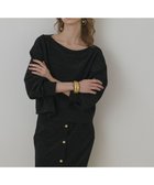 【グレース コンチネンタル/GRACE CONTINENTAL】のラメカットトップ ブラック|ID: prp329100004678276 ipo3291000000033797924