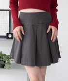 【ウィゴー/WEGO】のツイルプリーツミニスカパン グレー|ID: prp329100004678294 ipo3291000000033798006