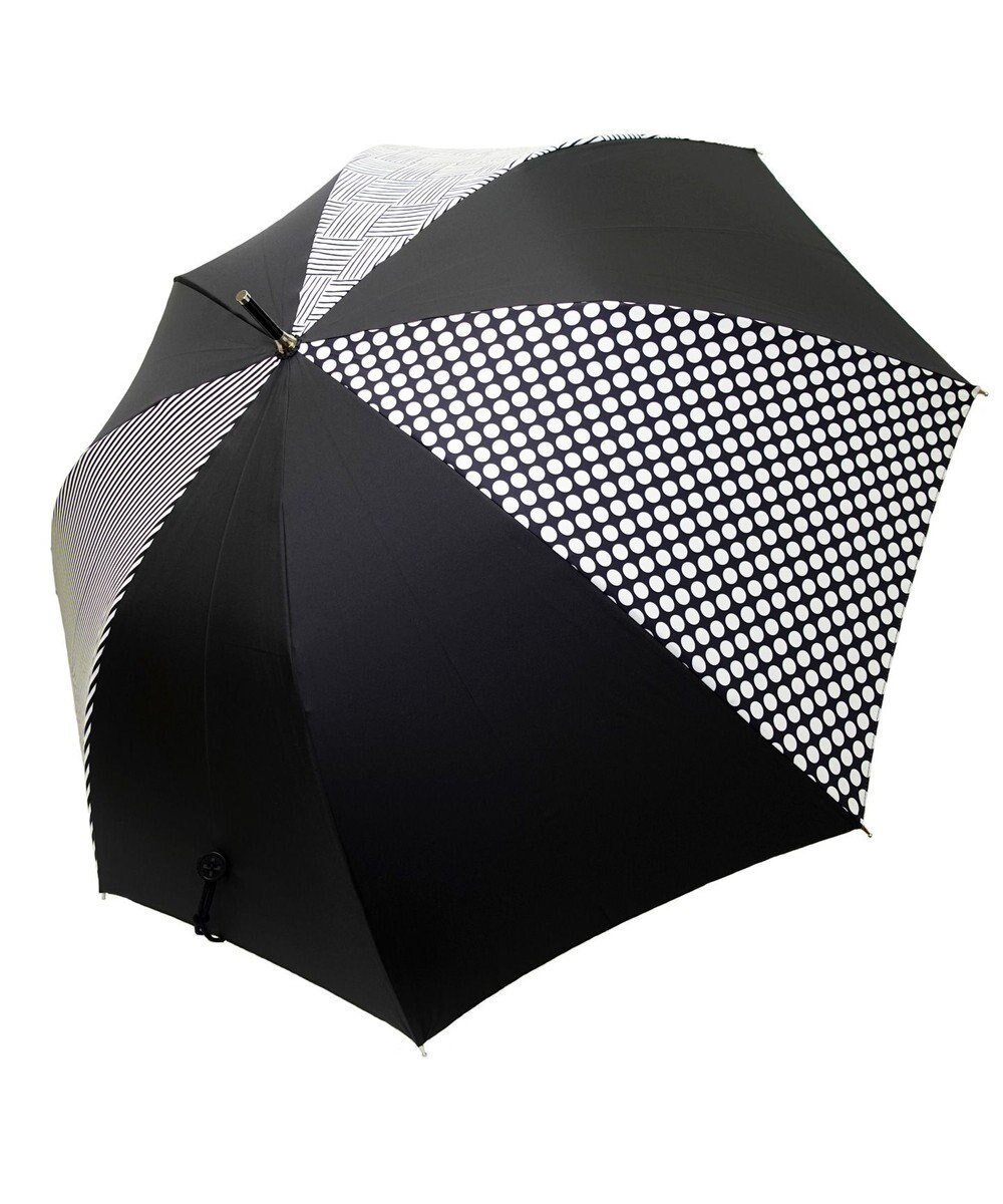 【プラスリング/+RING】のレディース向け プラスリング 長傘60cm BLK T1276 人気、トレンドファッション・服の通販 founy(ファニー) 　ファッション　Fashion　レディースファッション　Fashion for Women　レイングッズ・傘・晴雨兼用傘　Umbrellas & Rain Gear　おすすめ　Recommended / Our Picks　グラス　Glass, Eyewear　ラップ　Wrap, Wrap Design　傘　Umbrella, Parasol　 other-1|ID: prp329100004678299 ipo3291000000033798031