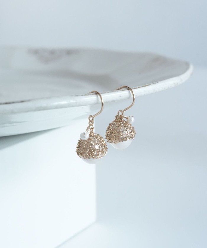 【カスミノ/CASUMINO】のsuzuran ピアス インテリア・キッズ・メンズ・レディースファッション・服の通販 founy(ファニー) https://founy.com/ ファッション Fashion レディースファッション Fashion for Women アクセサリー Fashion Accessories イヤリング Earrings かぎ針 Crochet 手編み Hand-Knitted, Handmade Knit パール Pearl, Pearl Accent ベビー Baby, Babywear ワイヤー Wire, Wired Bra |ID: prp329100004678362 ipo3291000000034256219