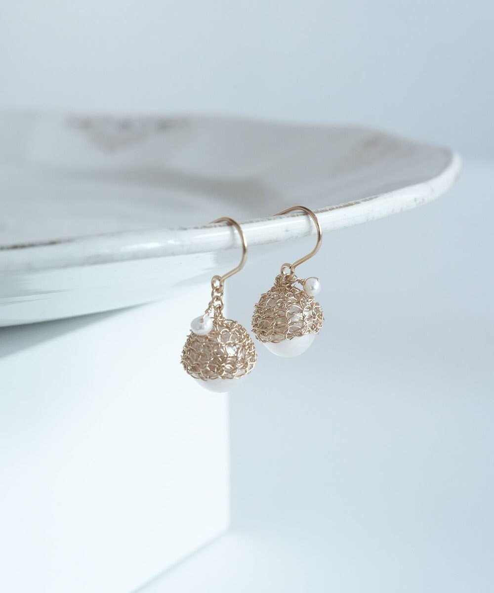 【カスミノ/CASUMINO】のsuzuran ピアス インテリア・キッズ・メンズ・レディースファッション・服の通販 founy(ファニー) ファッション Fashion レディースファッション Fashion for Women アクセサリー Fashion Accessories イヤリング Earrings かぎ針 Crochet 手編み Hand-Knitted, Handmade Knit パール Pearl, Pearl Accent ベビー Baby, Babywear ワイヤー Wire, Wired Bra gold|ID: prp329100004678362 ipo3291000000034256220