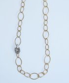 【モンシロ/monshiro】のオーバルチェーンショートネックレス アンティークゴールド|ID: prp329100004678378 ipo3291000000034256255