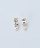 【フィービィー/phoebe】の【K10】リフレクトビジューパールピアス ゴールド|ID: prp329100004678400 ipo3291000000033798639
