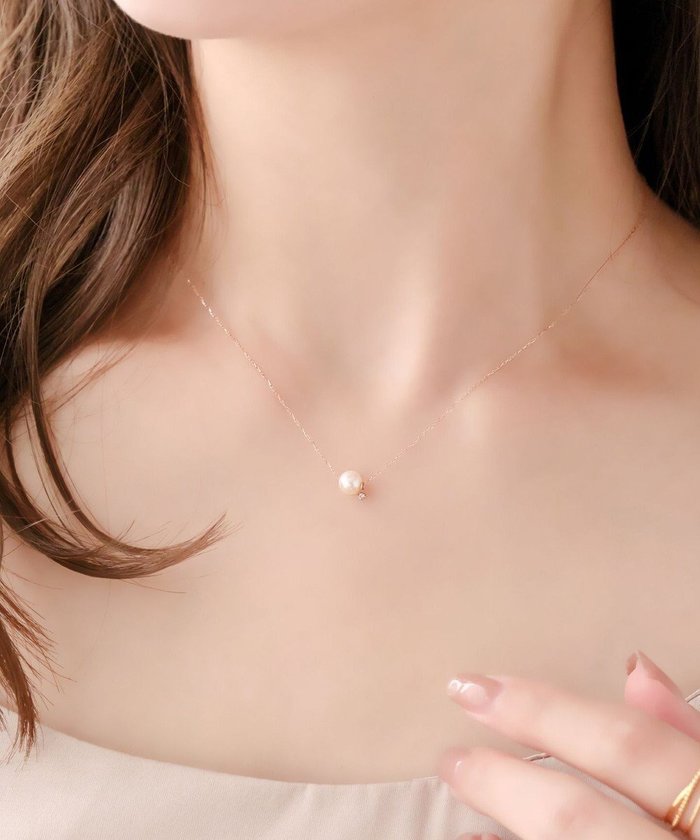 【フィービィー/phoebe】の【K10RG】ワンドロップパールビジューネックレス/全長 40cm インテリア・キッズ・メンズ・レディースファッション・服の通販 founy(ファニー) https://founy.com/ ファッション Fashion レディースファッション Fashion for Women ジュエリー Jewelry ネックレス Necklaces & Pendants アクセサリー Fashion Accessories ジュエリー Jewelry, Accessories チェーン Chain, Chain Strap ドレス Dress, One-Piece ネックレス Necklace, Pendant Necklace 人気 Popular, Best Seller パール Pearl, Pearl Accent フォーマル Formal, Dressy ローズ Rose, Rose Motif おすすめ Recommended / Our Picks エレガント 上品 Elegant セレモニー Ceremony 入学式 Entrance Ceremony 卒業式 Graduation Ceremony 結婚式 Wedding 披露宴 Wedding Reception |ID: prp329100004678408 ipo3291000000034887489