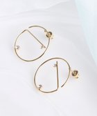 【フィービィー/phoebe】のエラボレイトビジューピアス ゴールド|ID: prp329100004678419 ipo3291000000033798710