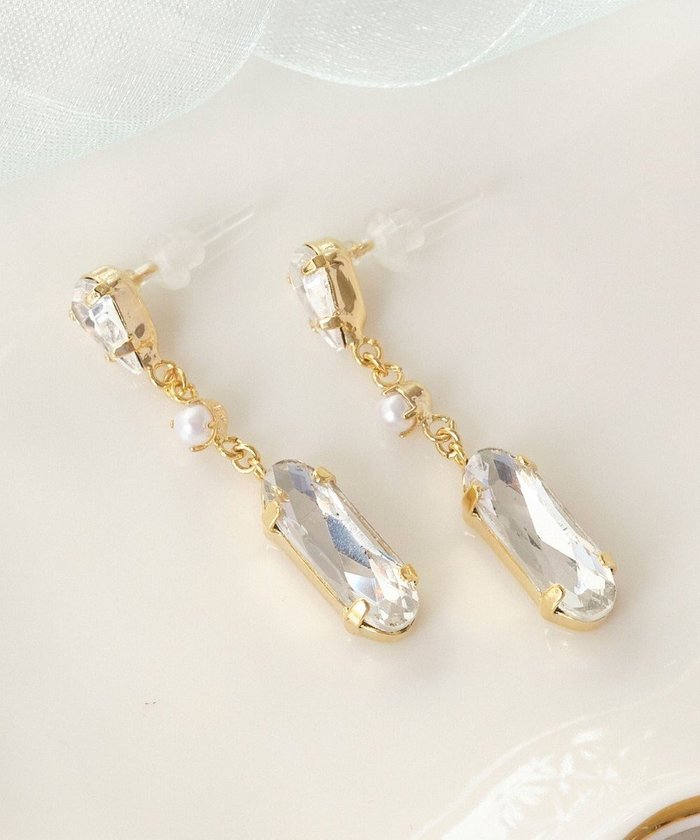 【フィービィー/phoebe】の【金属アレルギー対応】エッセンシャルワンカラーピアス クリア インテリア・キッズ・メンズ・レディースファッション・服の通販 founy(ファニー) https://founy.com/ ファッション Fashion レディースファッション Fashion for Women アクセサリー Fashion Accessories コーティング Coating, Coated Finish パール Pearl, Pearl Accent ビジュー Bijou, Jewel-like Accent 雑誌 Magazine, Fashion Magazine |ID: prp329100004678428 ipo3291000000033798740