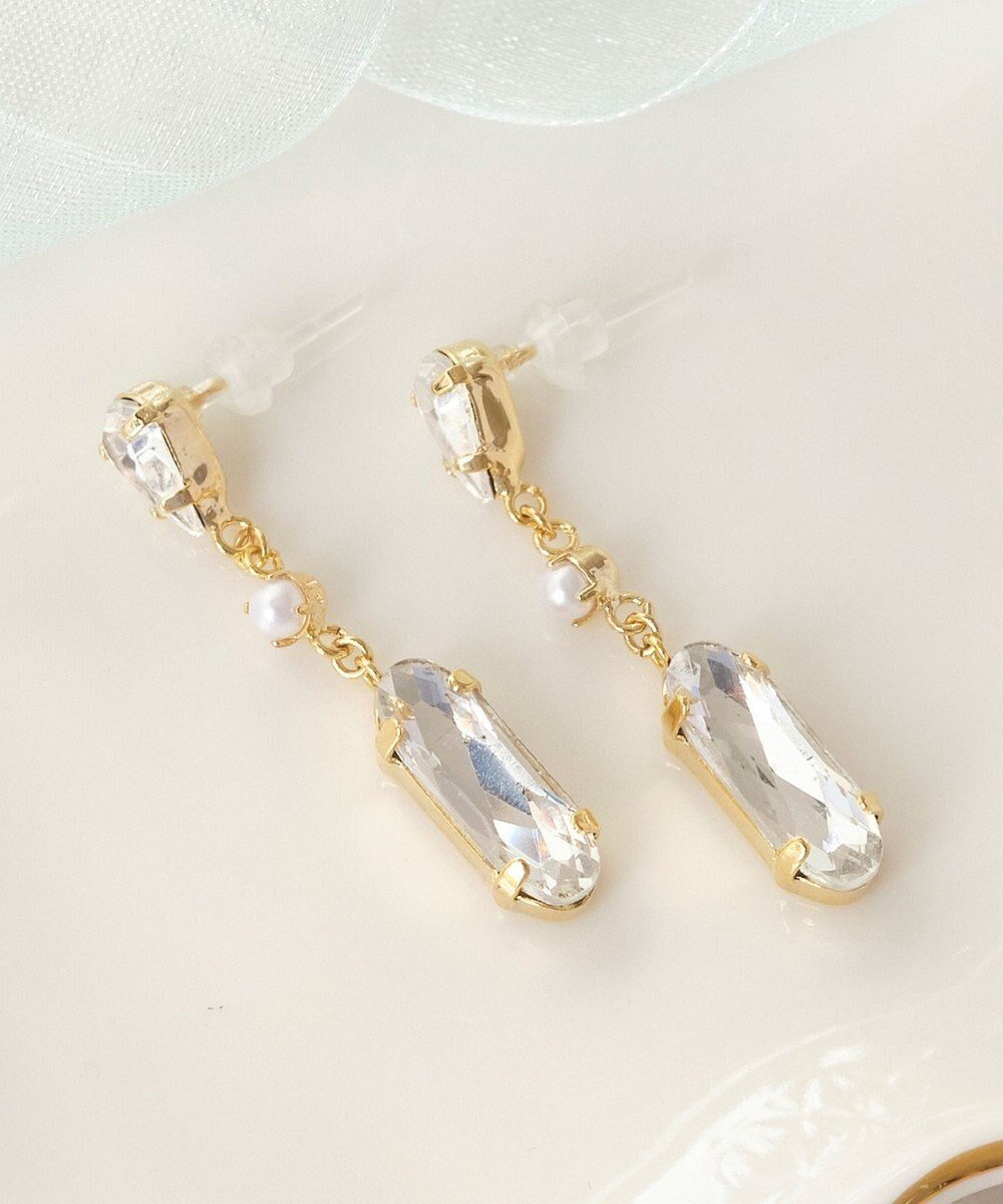 【フィービィー/phoebe】の【金属アレルギー対応】エッセンシャルワンカラーピアス クリア インテリア・キッズ・メンズ・レディースファッション・服の通販 founy(ファニー) 　ファッション　Fashion　レディースファッション　Fashion for Women　アクセサリー　Fashion Accessories　コーティング　Coating, Coated Finish　パール　Pearl, Pearl Accent　ビジュー　Bijou, Jewel-like Accent　雑誌　Magazine, Fashion Magazine　クリア|ID: prp329100004678428 ipo3291000000033798741