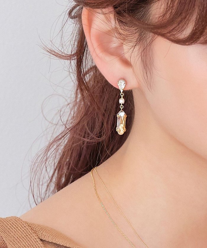 【フィービィー/phoebe】の【金属アレルギー対応】エッセンシャルワンカラーピアス ベージュ インテリア・キッズ・メンズ・レディースファッション・服の通販 founy(ファニー) https://founy.com/ ファッション Fashion レディースファッション Fashion for Women アクセサリー Fashion Accessories コーティング Coating, Coated Finish パール Pearl, Pearl Accent ビジュー Bijou, Jewel-like Accent |ID: prp329100004678430 ipo3291000000033798745