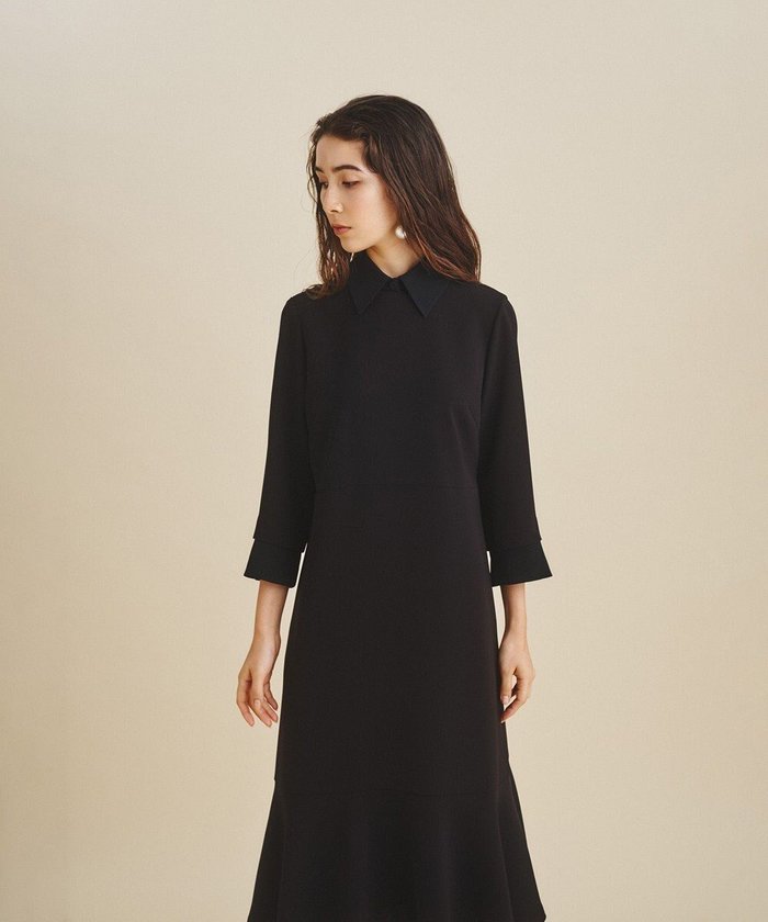 【グレース コンチネンタル/GRACE CONTINENTAL】のダブルクロスドレス インテリア・キッズ・メンズ・レディースファッション・服の通販 founy(ファニー) https://founy.com/ ファッション Fashion レディースファッション Fashion for Women ワンピース Dresses フォーマル・パーティードレス・結婚式用ドレス Elegant & Casual Dresses エレガント 上品 Elegant カフス Cuff Design ドレス Dress, One-Piece バランス Balance, Style Balance フォーマル Formal, Dressy フレア Flare, Flared A/W・秋冬 Autumn/Winter |ID: prp329100004678464 ipo3291000000033798897