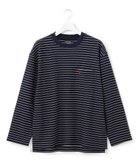 【ジェイプレスヨークストリート/J.PRESS YORK STREET】の【UNISEX】リップルボーダー Tシャツ ネイビー系1|ID: prp329100004678479 ipo3291000000033798988