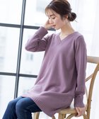 【ティアクラッセ/Tiaclasse】の【洗える】Vネックリブニットチュニック 人気、トレンドファッション・服の通販 founy(ファニー) ファッション Fashion レディースファッション Fashion for Women トップス・カットソー Cut & Sew Tops ニット Knit Tops & Sweaters Vネックトップス V-Neck Tops / V-Cut Neckline Shirts ウォッシャブル Machine Washable 春 Spring 洗える Machine Washable 秋 Autumn セーター Sweater, Knitwear チュニック Tunic, Long Top 長袖 Long Sleeve, Full Sleeve ポケット Pocket, Pocket Detail ロング Long, Long-Length 冬 Winter / This Winter A/W・秋冬 Autumn/Winter 再入荷 Restock / Back in Stock 新作・新入荷 New Arrivals / New In thumbnail パープル|ID: prp329100004678486 ipo3291000000033799012