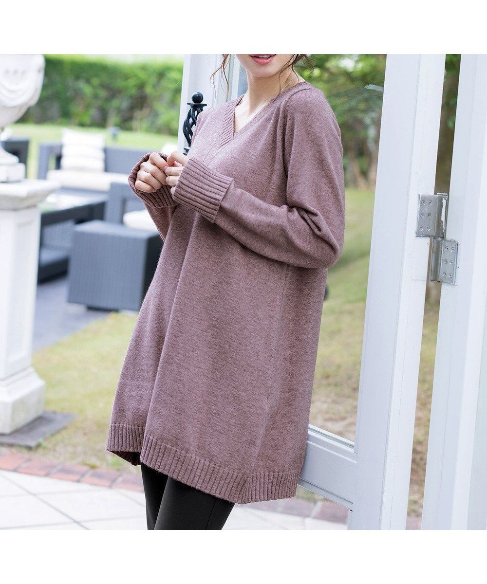【ティアクラッセ/Tiaclasse】の【洗える】Vネックリブニットチュニック インテリア・キッズ・メンズ・レディースファッション・服の通販 founy(ファニー) ファッション Fashion レディースファッション Fashion for Women トップス・カットソー Cut & Sew Tops ニット Knit Tops & Sweaters Vネックトップス V-Neck Tops / V-Cut Neckline Shirts ウォッシャブル Machine Washable 春 Spring 洗える Machine Washable 秋 Autumn セーター Sweater, Knitwear チュニック Tunic, Long Top 長袖 Long Sleeve, Full Sleeve ポケット Pocket, Pocket Detail ロング Long, Long-Length 冬 Winter / This Winter A/W・秋冬 Autumn/Winter 再入荷 Restock / Back in Stock 新作・新入荷 New Arrivals / New In モカ|ID: prp329100004678486 ipo3291000000033799017