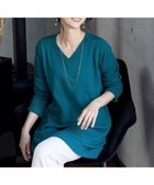【ティアクラッセ/Tiaclasse】の【洗える】Vネックリブニットチュニック 人気、トレンドファッション・服の通販 founy(ファニー) ファッション Fashion レディースファッション Fashion for Women トップス・カットソー Cut & Sew Tops ニット Knit Tops & Sweaters Vネックトップス V-Neck Tops / V-Cut Neckline Shirts ウォッシャブル Machine Washable 春 Spring 洗える Machine Washable 秋 Autumn セーター Sweater, Knitwear チュニック Tunic, Long Top 長袖 Long Sleeve, Full Sleeve ポケット Pocket, Pocket Detail ロング Long, Long-Length 冬 Winter / This Winter A/W・秋冬 Autumn/Winter 再入荷 Restock / Back in Stock 新作・新入荷 New Arrivals / New In thumbnail ターコイズ|ID: prp329100004678486 ipo3291000000033799018