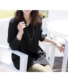 【ティアクラッセ/Tiaclasse】の【洗える】Vネックリブニットチュニック 人気、トレンドファッション・服の通販 founy(ファニー) ファッション Fashion レディースファッション Fashion for Women トップス・カットソー Cut & Sew Tops ニット Knit Tops & Sweaters Vネックトップス V-Neck Tops / V-Cut Neckline Shirts ウォッシャブル Machine Washable 春 Spring 洗える Machine Washable 秋 Autumn セーター Sweater, Knitwear チュニック Tunic, Long Top 長袖 Long Sleeve, Full Sleeve ポケット Pocket, Pocket Detail ロング Long, Long-Length 冬 Winter / This Winter A/W・秋冬 Autumn/Winter 再入荷 Restock / Back in Stock 新作・新入荷 New Arrivals / New In thumbnail ブラック|ID: prp329100004678486 ipo3291000000033799022