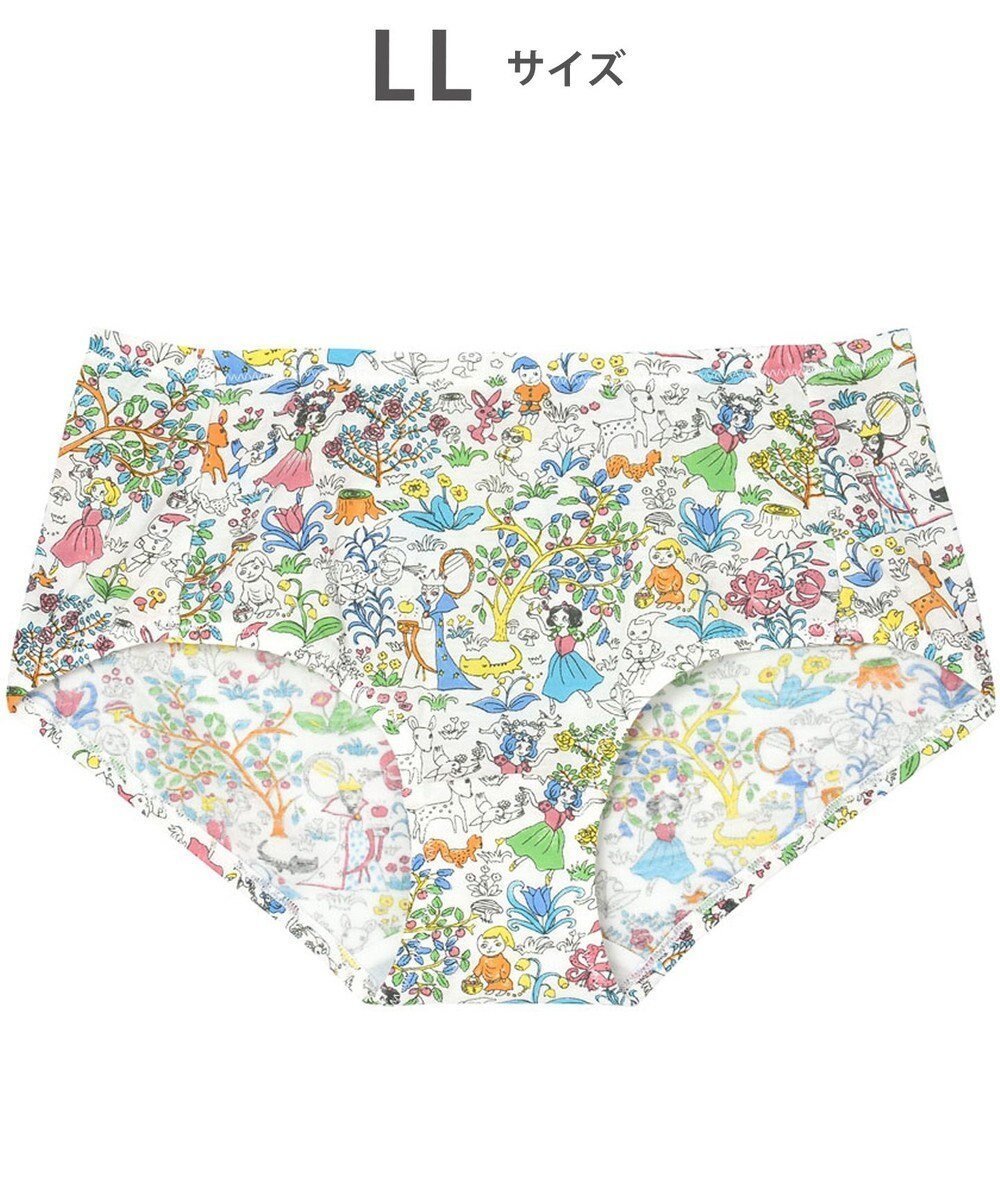 【ツモリチサト スリープ/tsumori chisato SLEEP】のショーツ ボーイレングス 伸縮性がよくソフトな風合い ナイトブラシリーズ /ワコール UPX525 インテリア・キッズ・メンズ・レディースファッション・服の通販 founy(ファニー) 　ファッション　Fashion　レディースファッション　Fashion for Women　ショーツ　Shorts, Short Pants　シンプル　Simple, Minimal　ネコ　Cat, Feline Motif　パジャマ　Pajamas, Sleepwear　プリント　Print, Printed Pattern　アイボリー|ID: prp329100004678498 ipo3291000000033799084