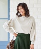 【エニー/ANY】の【洗える・毛玉になりにくい】プレミアム モックネック長袖Tシャツ ライトグレー系|ID: prp329100004678500 ipo3291000000034256373