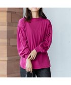 【エニー/ANY】の【洗える・毛玉になりにくい】プレミアム モックネック長袖Tシャツ ワイン系|ID: prp329100004678500 ipo3291000000034256375