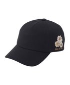 【ムーンバット/MOONBAT】のPAUL JOE ACCESSOIRES 綿100%キャップ クリザンテーム刺繍 ブラック|ID: prp329100004678513 ipo3291000000034256398