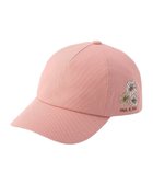 【ムーンバット/MOONBAT】のPAUL JOE ACCESSOIRES 綿100%キャップ クリザンテーム刺繍 ペールピンク|ID: prp329100004678513 ipo3291000000034256399