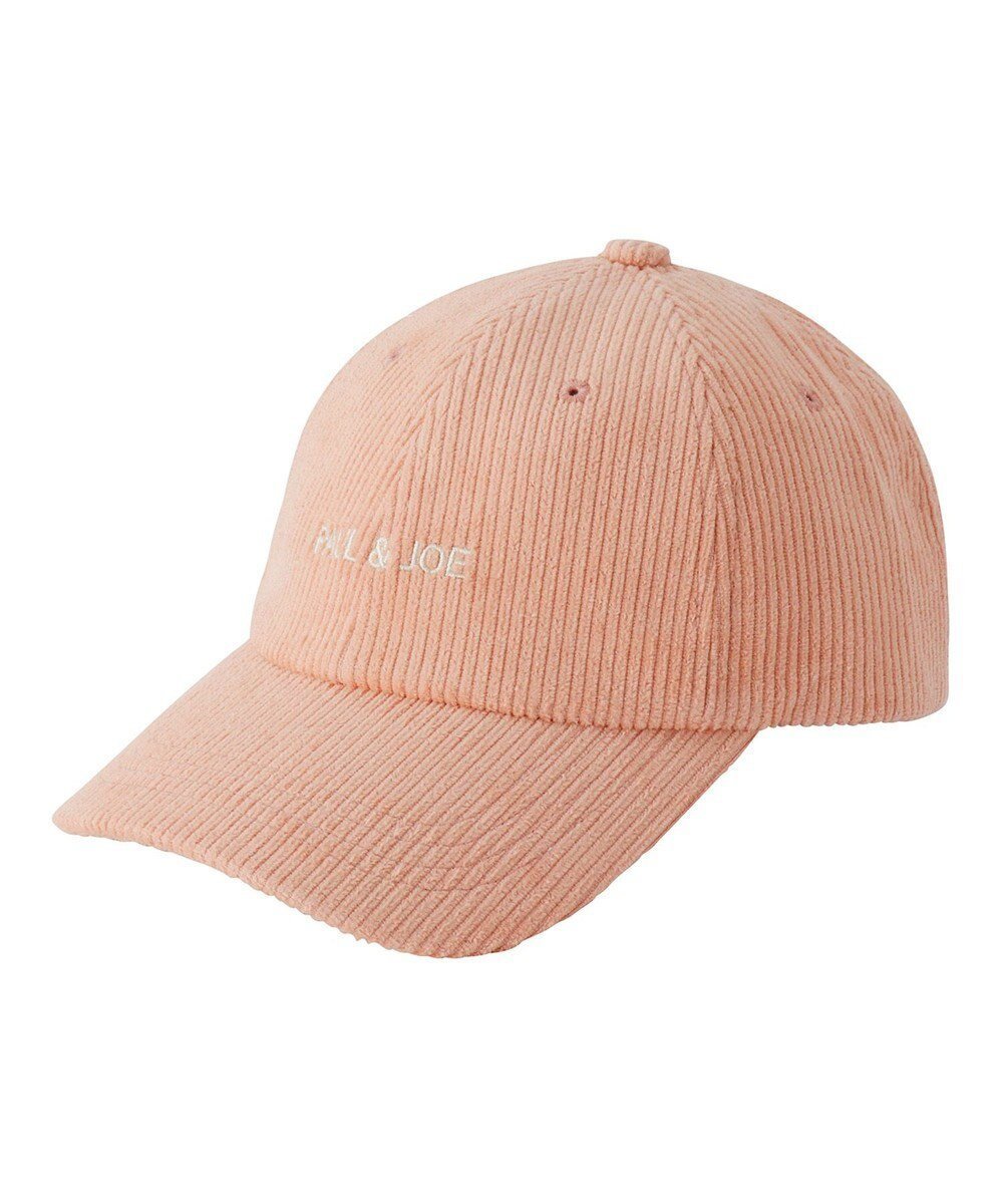 【ムーンバット/MOONBAT】のPAUL JOE ACCESSOIRES (ポールアンドジョー アクセソワ)コーデュロイ ロゴ入り キャップ インテリア・キッズ・メンズ・レディースファッション・服の通販 founy(ファニー) 　ファッション　Fashion　レディースファッション　Fashion for Women　キャップ&ハット　Hats & Caps　キャップ　Cap, Baseball Cap　コーデュロイ　Corduroy, Cord Fabric　シンプル　Simple, Minimal　フェミニン　Feminine, Girly　フランス　France, French　フロント　Front, Front Design　帽子　Hat, Headwear　無地　Plain, Solid Color　ピンク|ID: prp329100004678515 ipo3291000000034179231