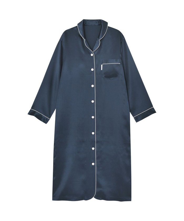 【ワコール 睡眠科学/wacoal suimin】の【パジャマ】 長袖・ワンピース シルクサテン 吸放湿性 睡眠科学/ワコール YNX584 インテリア・キッズ・メンズ・レディースファッション・服の通販 founy(ファニー) https://founy.com/ ファッション Fashion レディースファッション Fashion for Women ワンピース Dresses サテン Satin, Glossy Fabric シルク Silk, 100% Silk 長袖 Long Sleeve, Full Sleeve パジャマ Pajamas, Sleepwear パターン Pattern, Design Print メンズ Men's, Menswear ロング Long, Long-Length |ID: prp329100004678518 ipo3291000000034221168