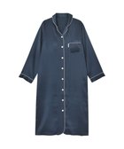 【ワコール 睡眠科学/wacoal suimin】の【パジャマ】 長袖・ワンピース シルクサテン 吸放湿性 睡眠科学/ワコール YNX584 コン|ID: prp329100004678518 ipo3291000000034221169