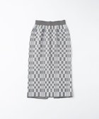 【トリコテ/Tricote】のCHECKERED PATTERN SKIRT / チェッカード パターン スカート 94L.GRAY|ID: prp329100004678528 ipo3291000000034256412