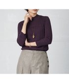 【ジェイ プレス/J.PRESS】の【洗える】KNIT BASIC ハイネック ニット パープル系|ID: prp329100004678590 ipo3291000000033799493