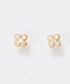 【フィービィー/phoebe】の【K10】フラワービジューピアス ゴールド|ID: prp329100004678598 ipo3291000000033799525