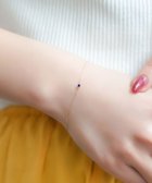 【フィービィー/phoebe】の【K10】プチラピスラズリブレスレット ネイビー/BOX&ショッパーつき/天然石/12月誕生石 ゴールド|ID: prp329100004678627 ipo3291000000034256855