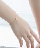 【フィービィー/phoebe】のVラインビジューブレスレット ゴールド|ID: prp329100004678634 ipo3291000000034256865