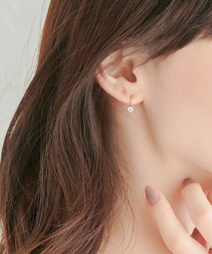 【フィービィー/phoebe】の【K10RG】ブリリアンフックピアス インテリア・キッズ・メンズ・レディースファッション・服の通販 founy(ファニー) https://founy.com/ ファッション Fashion レディースファッション Fashion for Women アクセサリー Fashion Accessories ジュエリー Jewelry, Accessories ローズ Rose, Rose Motif エレガント 上品 Elegant |ID: prp329100004678660 ipo3291000000033799741