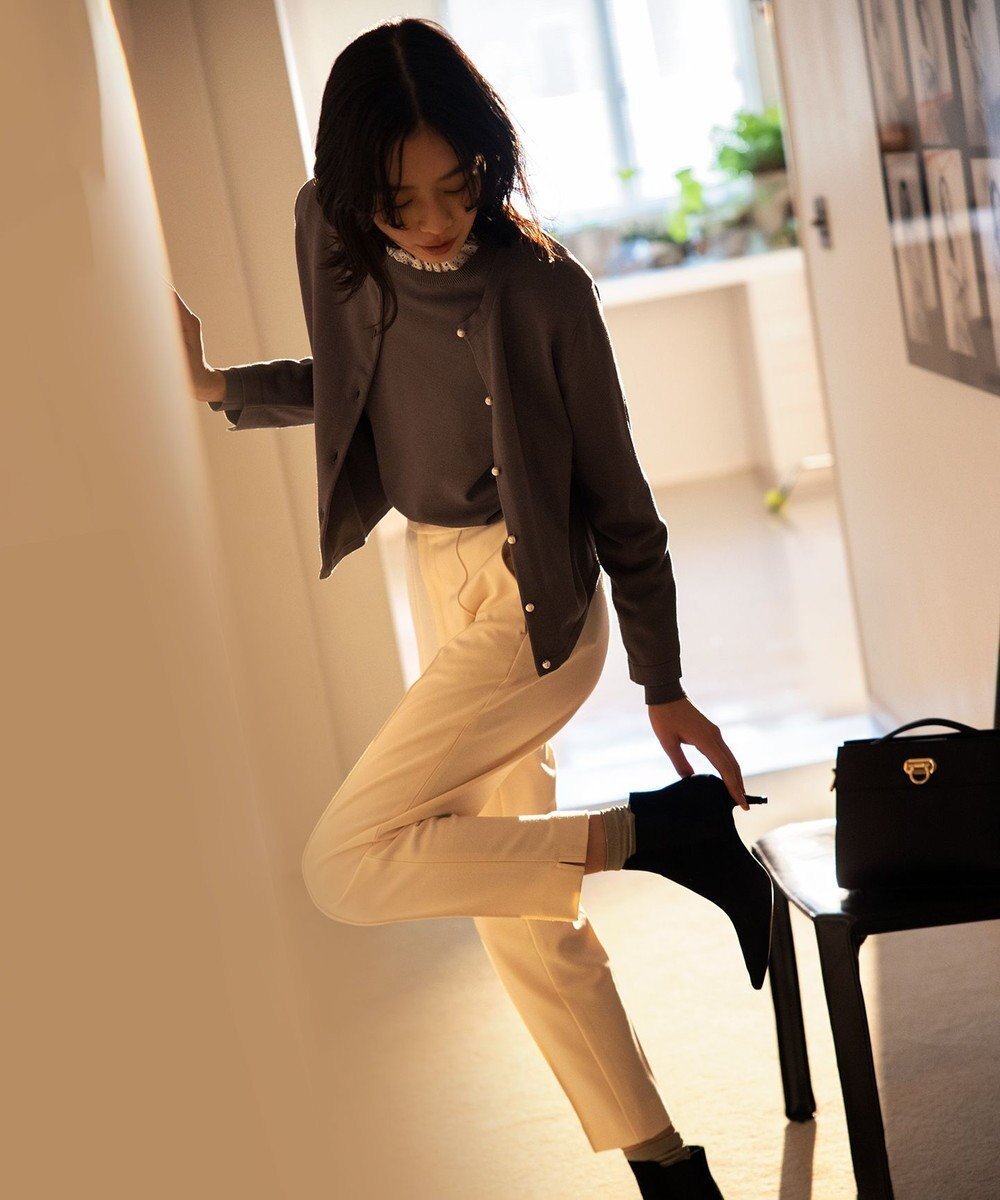 【組曲/KUMIKYOKU】の【洗える】2WAYウォームストレッチテーパード パンツ 人気、トレンドファッション・服の通販 founy(ファニー)  ファッション Fashion レディースファッション Fashion for Women パンツ Pants & Trousers インナー Innerwear ウォーム Warm Fabric 洗える Machine Washable コンパクト Compact, Small Size ショート Short, Short Length ストレッチ Stretch, Stretchy Fabric スリット Slit, Slit Detail ピーチ Peach, Soft Touch A/W・秋冬 Autumn/Winter  other-1|ID: prp329100004678687 ipo3291000000034257063