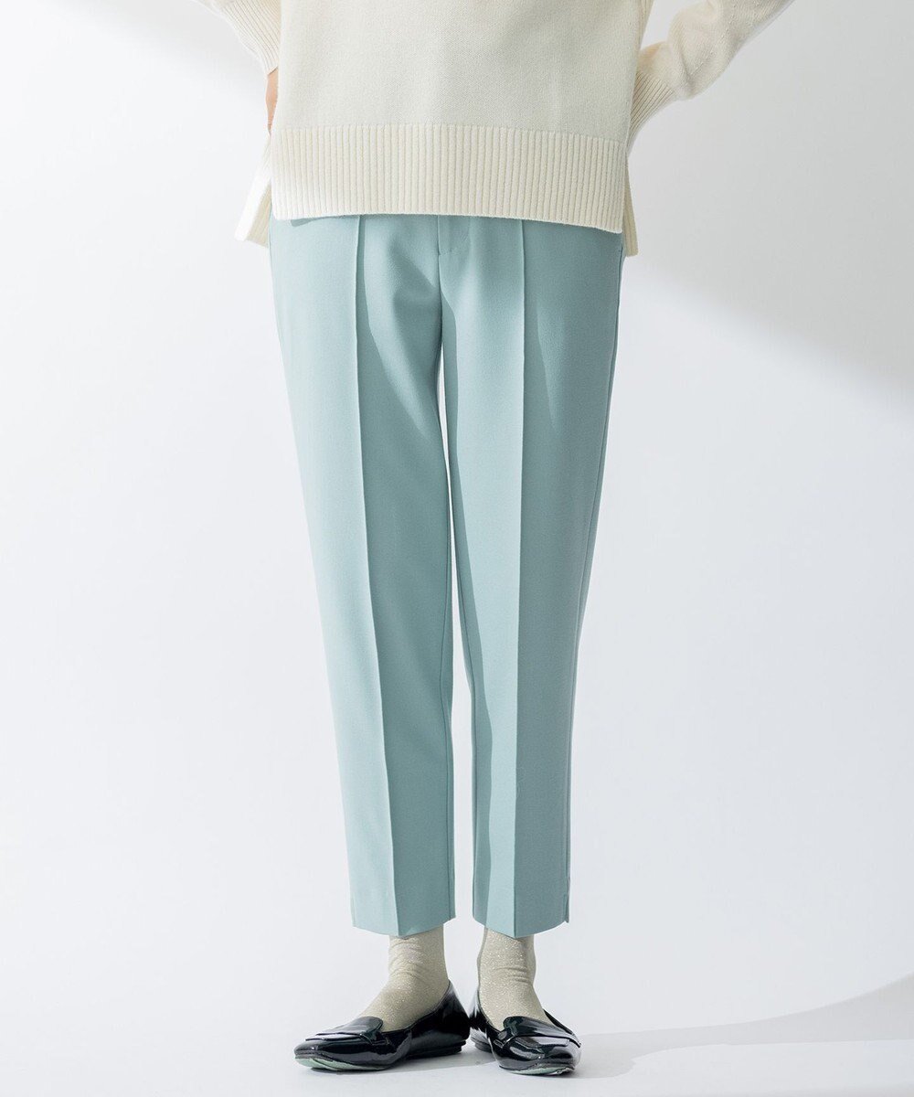 【組曲/KUMIKYOKU】の【洗える】2WAYウォームストレッチテーパード パンツ インテリア・キッズ・メンズ・レディースファッション・服の通販 founy(ファニー)  ファッション Fashion レディースファッション Fashion for Women パンツ Pants & Trousers インナー Innerwear ウォーム Warm Fabric 洗える Machine Washable コンパクト Compact, Small Size ショート Short, Short Length ストレッチ Stretch, Stretchy Fabric スリット Slit, Slit Detail ピーチ Peach, Soft Touch A/W・秋冬 Autumn/Winter スカイブルー系|ID: prp329100004678687 ipo3291000000034257066